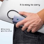 PC, gaming si accesorii - Retelistica - Hub-uri - Hub Type-C la HDMI, 2x USB, Type-C, RJ45, SD, TF - Baseus UltraJoy (B00052805813-00) - Space Gri - Infinity.ro