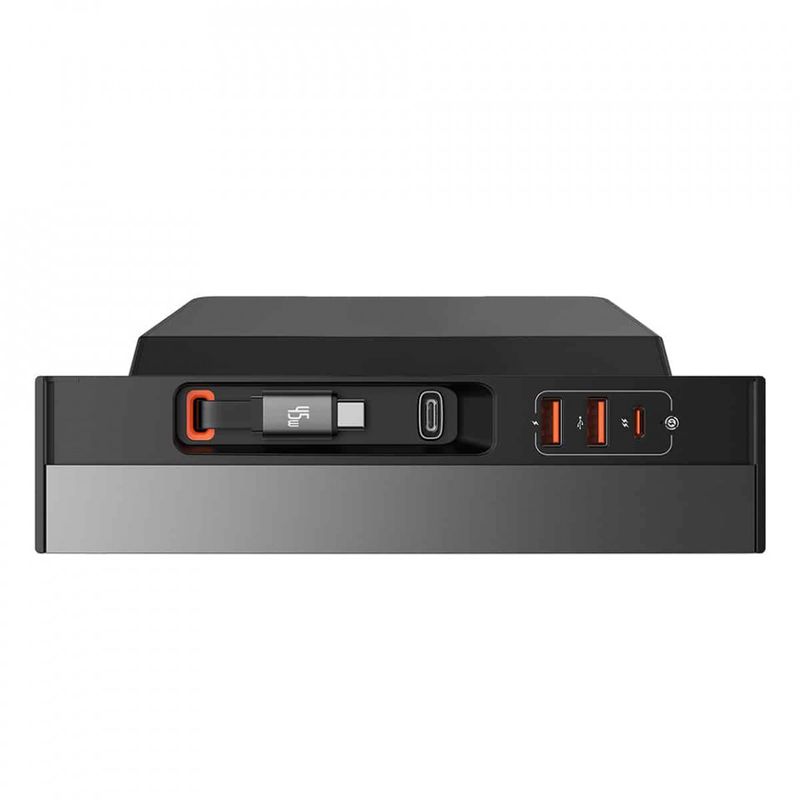PC, gaming si accesorii - Retelistica - Hub-uri - Hub USB-C la HDMI, Type-C, 3x USB, RJ45, pentru Tesla Model 3 / Y - Baseus (B00051300111-00) - Negru - Infinity.ro