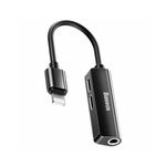 PC, gaming si accesorii - Retelistica - Hub-uri - Adaptor Baseus L52 3-in-1, 2x Lightning, Jack 3,5mm - Infinity.ro