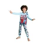 Fashion, accesorii si bijuterii - Copii - Lenjerie si pijamale copii - Pijamale copii - Pijamale copii Spiderman MV40M4303 122-128 CM 7-8 ani Albastru deschis - Infinity.ro