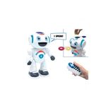 Jucarii, Copii si Bebe - Jucarii si jocuri - Vehicule si jucarii cu telecomanda - Roboti de jucarie - Robot Powerman Master, Lexibook, Efect lumini/sunet Alb/Albastru - Infinity.ro