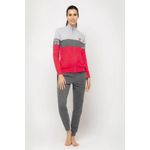 Fashion, accesorii si bijuterii - Femei - Imbracaminte femei - Costume si compleuri femei - Trening dama Lotto LA5009 XL INTL Gri/Rosu - Infinity.ro