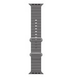 Laptop, Telefoane si Tablete - Wearables si gadgeturi - Wearables - Accesorii wearables - Curea Ceas din silicon pentru Apple SmartWatch 42/44/45/49mm, sport, eleganta, rezistenta la indoituri, Gri - Infinity.ro
