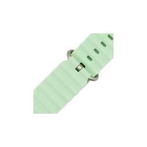 Curea Ceas SmartWatch pentru Apple Watch, 38/40/41mm,, Silicon, sport, eleganta, rezistenta la indoituri, Verde deschis