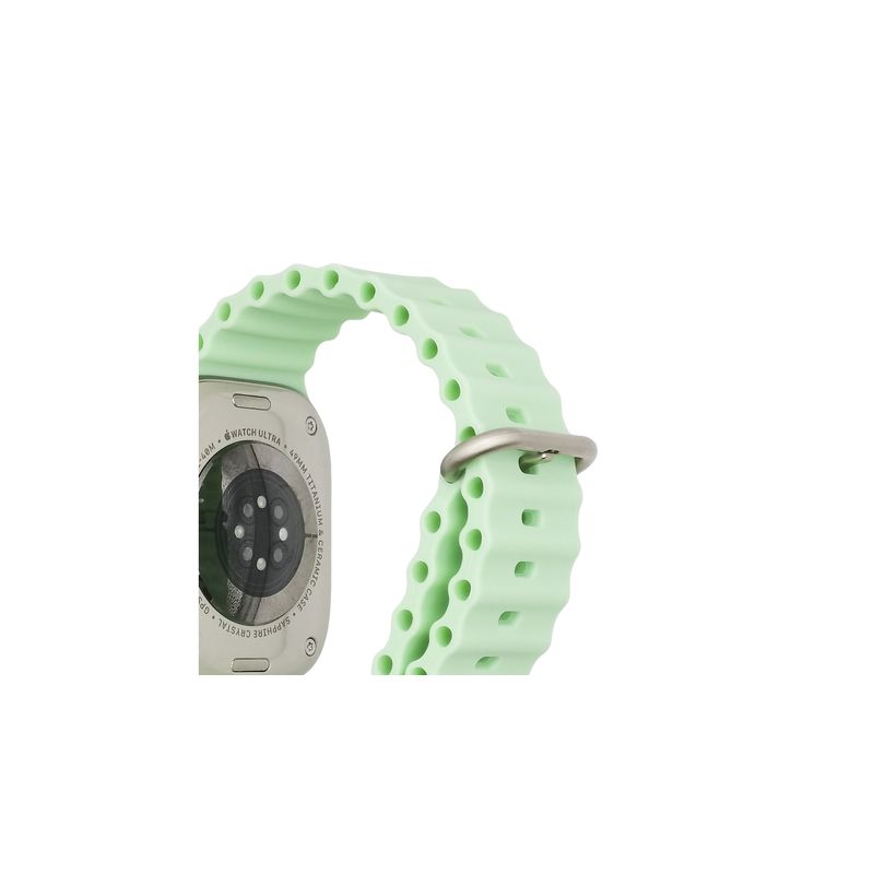 Laptop, Telefoane si Tablete - Wearables si gadgeturi - Wearables - Accesorii wearables - Curea Ceas SmartWatch pentru Apple Watch, 38/40/41mm,, Silicon, sport, eleganta, rezistenta la indoituri, Verde deschis - Infinity.ro