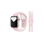 Laptop, Telefoane si Tablete - Wearables si gadgeturi - Wearables - Accesorii wearables - Curea Ceas SmartWatch pentru Apple Watch, 38/40/41mm,, Silicon, sport, eleganta, rezistenta la indoituri, Roz - Infinity.ro