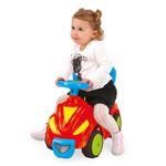 Jucarii, Copii si Bebe - Jucarii si jocuri - Jucarii de exterior - Masinute si vehicule pentru copii - Masinuta 2:1, fara pedale, rosie, Daemi - Infinity.ro