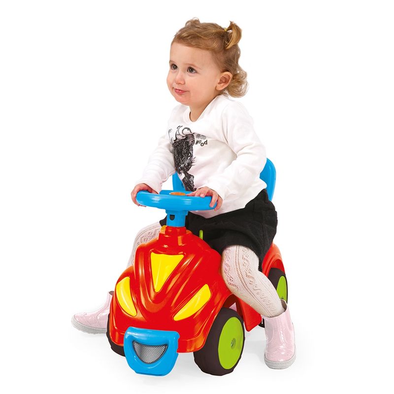 Jucarii, Copii si Bebe - Jucarii si jocuri - Jucarii de exterior - Masinute si vehicule pentru copii - Masinuta 2:1, fara pedale, rosie, Daemi - Infinity.ro