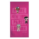 Jucarii, Copii si Bebe - Igiena si ingrijire - Baia bebelusului - Prosoape si halate de baie copii - Prosop de plaja LOL City 70x140 cm Fast Dry SunCity AYM988389 - Infinity.ro