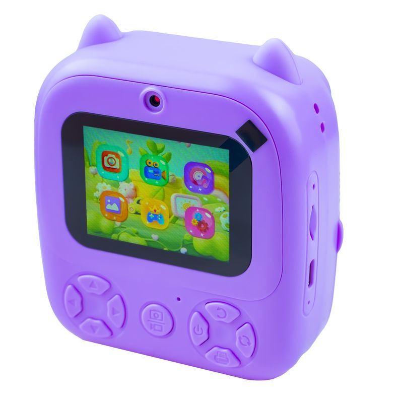 Jucarii, Copii si Bebe - Jucarii si jocuri - Jucarii & jocuri educative - Laptopuri, tablete si gadget-uri copii - Aparat foto, 2 camere, instant, mov, Unicorn, Daemi - Infinity.ro