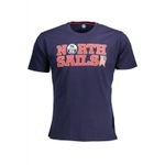 Fashion, accesorii si bijuterii - Barbati - Imbracaminte - Tricouri si bluze barbati - Tricou maneci scurte, North Sails model 902346, Albastru, L INTL - Infinity.ro