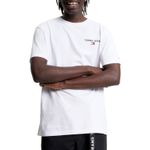 Fashion, accesorii si bijuterii - Barbati - Imbracaminte - Tricouri si bluze barbati - Tricou Barbati Tommy Jeans DM0DM17712 L INTL Alb - Infinity.ro