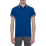 Fashion, accesorii si bijuterii - Barbati - Imbracaminte - Tricouri si bluze barbati - Tricou polo Barbati Harmont & Blaine L0BJ28 2XL INTL Albastru - Infinity.ro