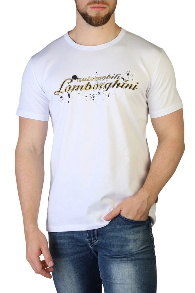 Tricou Barbati Lamborghini M INTL Alb