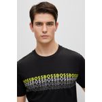 Fashion, accesorii si bijuterii - Barbati - Imbracaminte - Tricouri si bluze barbati - Tricou Barbati Hugo Boss 50488785 2XL INTL Negru - Infinity.ro