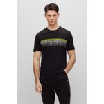 Fashion, accesorii si bijuterii - Barbati - Imbracaminte - Tricouri si bluze barbati - Tricou Barbati Hugo Boss 50488785 2XL INTL Negru - Infinity.ro