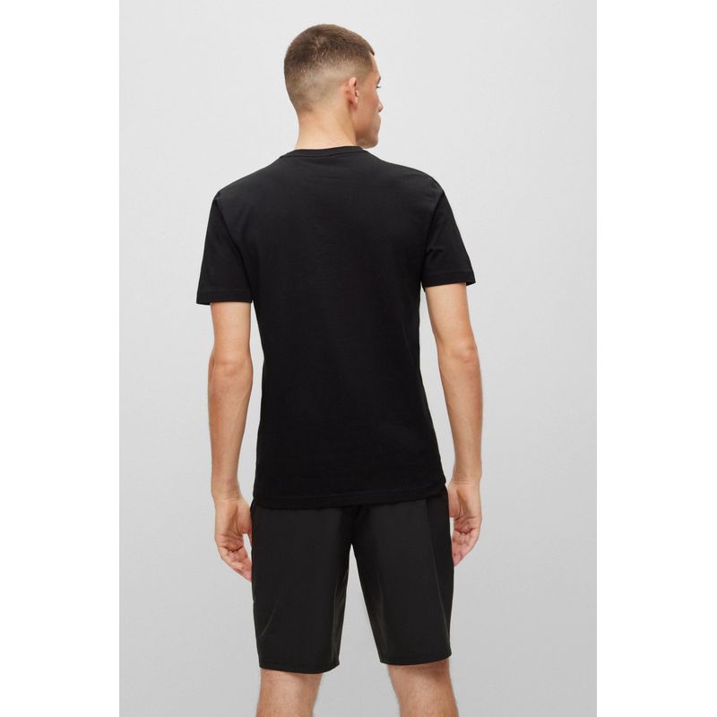 Fashion, accesorii si bijuterii - Barbati - Imbracaminte - Tricouri si bluze barbati - Tricou Barbati Hugo Boss 50488797 2XL INTL Negru - Infinity.ro