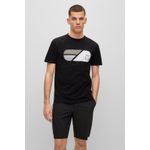 Fashion, accesorii si bijuterii - Barbati - Imbracaminte - Tricouri si bluze barbati - Tricou Barbati Hugo Boss 50488797 S INTL Negru - Infinity.ro