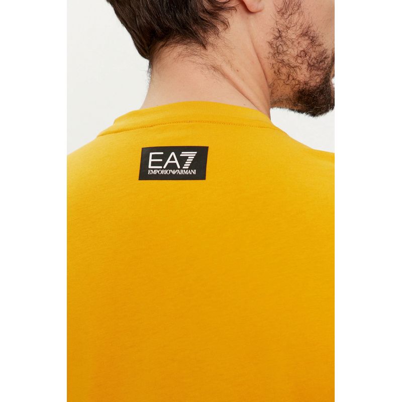 Fashion, accesorii si bijuterii - Barbati - Imbracaminte - Tricouri si bluze barbati - Tricou Barbati EA7 - Emporio Armani 3DPT44 S INTL Galben - Infinity.ro