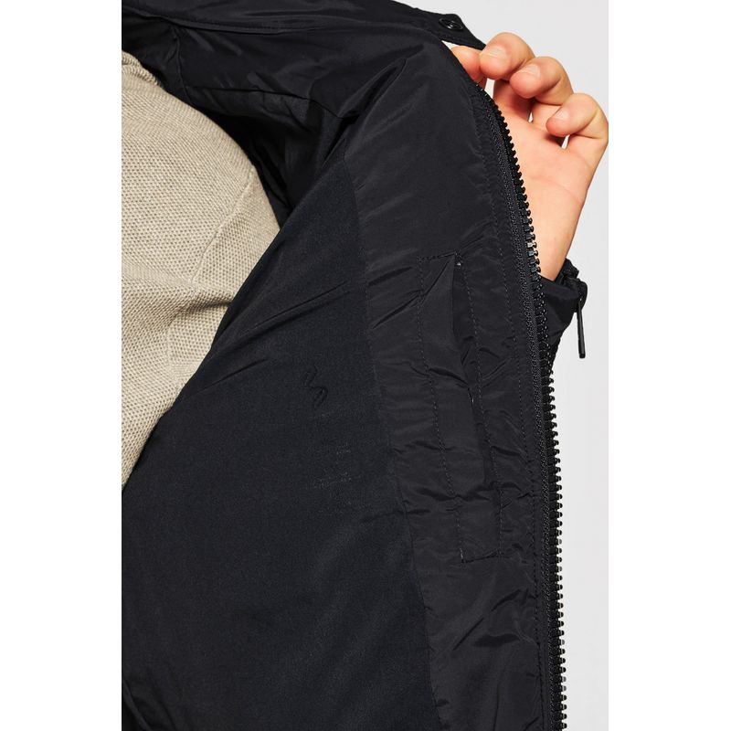 Fashion, accesorii si bijuterii - Barbati - Imbracaminte - Jachete si geci barbati - Jacheta Calvin Klein Quilted Moto J30J316664, S INTL, Negru - Infinity.ro