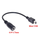 PC, gaming si accesorii - Componente PC - Componente - Accesorii IT - Cablu adaptor DC 4.0x1.7 female la mini USB male - Infinity.ro