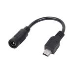 PC, gaming si accesorii - Desktop PC & monitoare - Accesorii monitoare - Cablu adaptor Mini USB 5pin male la DC 5.5x2.1 female - Infinity.ro