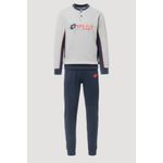 Fashion, accesorii si bijuterii - Barbati - Lenjerie si pijamale barbati - Pijamale barbati - Pijamale lungi pentru barbati Lotto LP1139 2XL INTL Gri - Infinity.ro