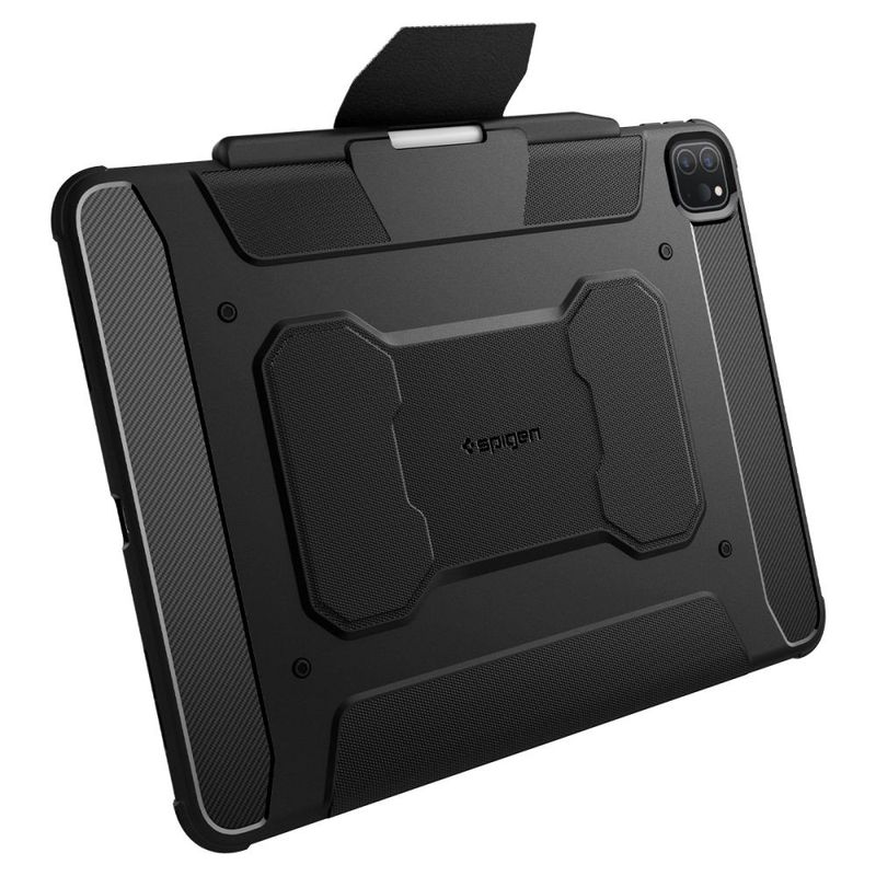 Laptop, Telefoane si Tablete - Tablete si accesorii tablete - Accesorii Tablete - Huse tablete - Husa pentru iPad Pro 13 (2024) - Spigen Rugged Armor Pro - Negru - Infinity.ro