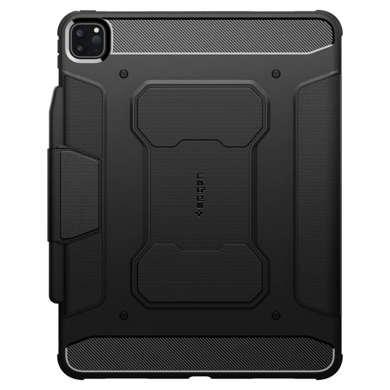 Laptop, Telefoane si Tablete - Tablete si accesorii tablete - Accesorii Tablete - Huse tablete - Husa pentru iPad Pro 13 (2024) - Spigen Rugged Armor Pro - Negru - Infinity.ro