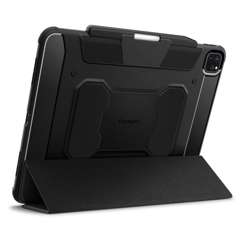 Laptop, Telefoane si Tablete - Tablete si accesorii tablete - Accesorii Tablete - Huse tablete - Husa pentru iPad Pro 13 (2024) - Spigen Rugged Armor Pro - Negru - Infinity.ro