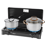 Electronice si Electrocasnice - Aragazuri, cuptoare si hote - Aragazuri - Aragazuri pe gaz - Aragaz 2 ochiuri ZILAN ZLN-0025,culoare negru utilizare numai GPL butelie - Infinity.ro