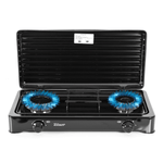 Electronice si Electrocasnice - Aragazuri, cuptoare si hote - Aragazuri - Aragazuri pe gaz - Aragaz 2 ochiuri ZILAN ZLN-0025,culoare negru utilizare numai GPL butelie - Infinity.ro