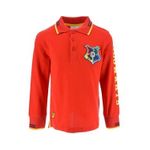 Fashion, accesorii si bijuterii - Copii - Imbracaminte copii - Tricouri copii - Tricou polo baieti cu maneca lunga Harry Potter Rosu 152 CM 12 ani - Infinity.ro