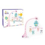 Jucarii, Copii si Bebe - Jucarii si jocuri - Jucarii bebelusi - Carusel patut - Carusel muzical pentru patut Jungle Roz - Infinity.ro