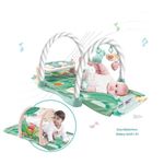 Jucarii, Copii si Bebe - Jucarii si jocuri - Jucarii bebelusi - Centre de activitati - Salteluta de joaca cu pian Spring Flower cu arcade duble - Infinity.ro