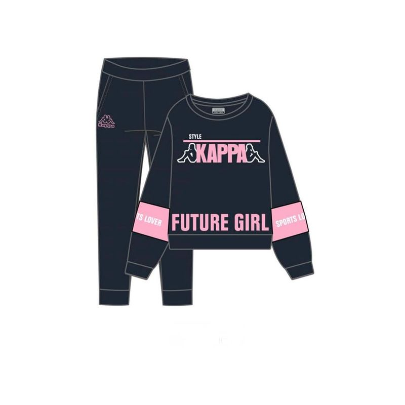 Fashion, accesorii si bijuterii - Copii - Imbracaminte copii - Treninguri si compleuri copii - Trening fete Kappa 8045T00028 166 CM 16 ani Albastru - Infinity.ro