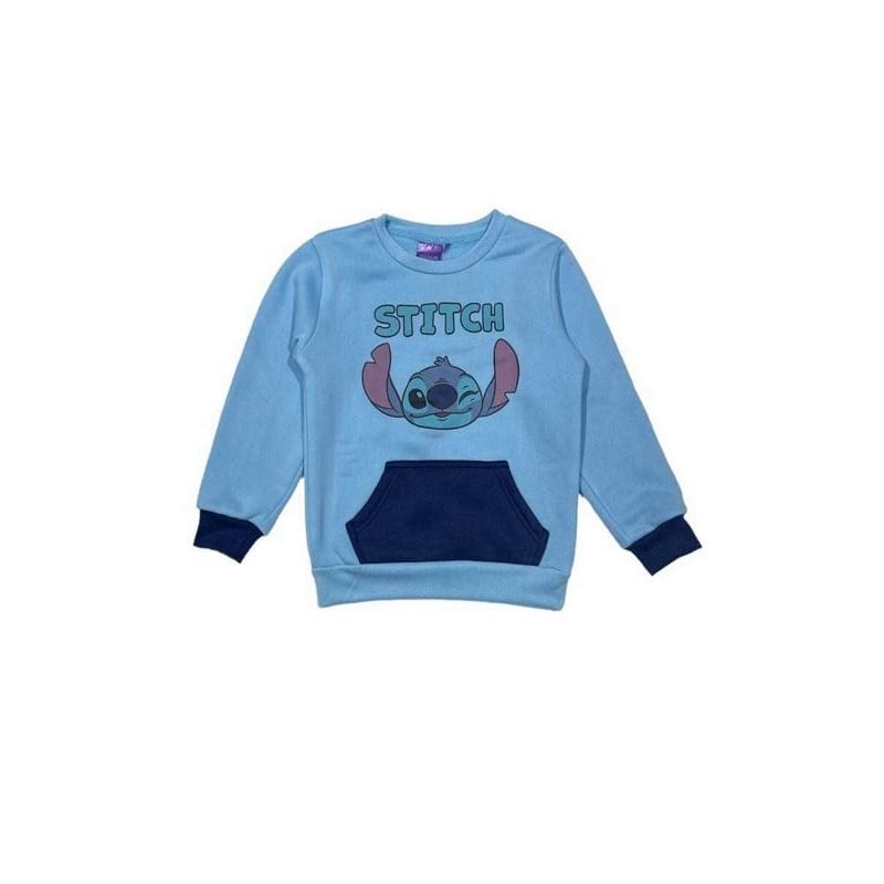 Fashion, accesorii si bijuterii - Copii - Imbracaminte copii - Treninguri si compleuri copii - Trening baieti Disney Stitch LIL230157POL 110 CM 5 ani Albastru deschis - Infinity.ro