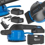Casa si Gradina - Constructii - Scule electrice si accesorii - Slefuitoare - Ventuza vibranta pentru gresie si faianta cu acumulator, 120 mm, 18 V, capacitate maxima 50 kg, Geko G80672 - Infinity.ro
