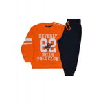 Fashion, accesorii si bijuterii - Copii - Imbracaminte copii - Treninguri si compleuri copii - Trening copii Beverly Hills Polo Club 7675T00007 96 CM 30 luni Portocaliu - Infinity.ro