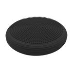 Sport si Outdoor - Fitness - Aparate fitness - Accesorii aparate fitness - Perna pentru echilibru si masaj, XQ Max, gonflabila, 33x6cm, negru - Infinity.ro