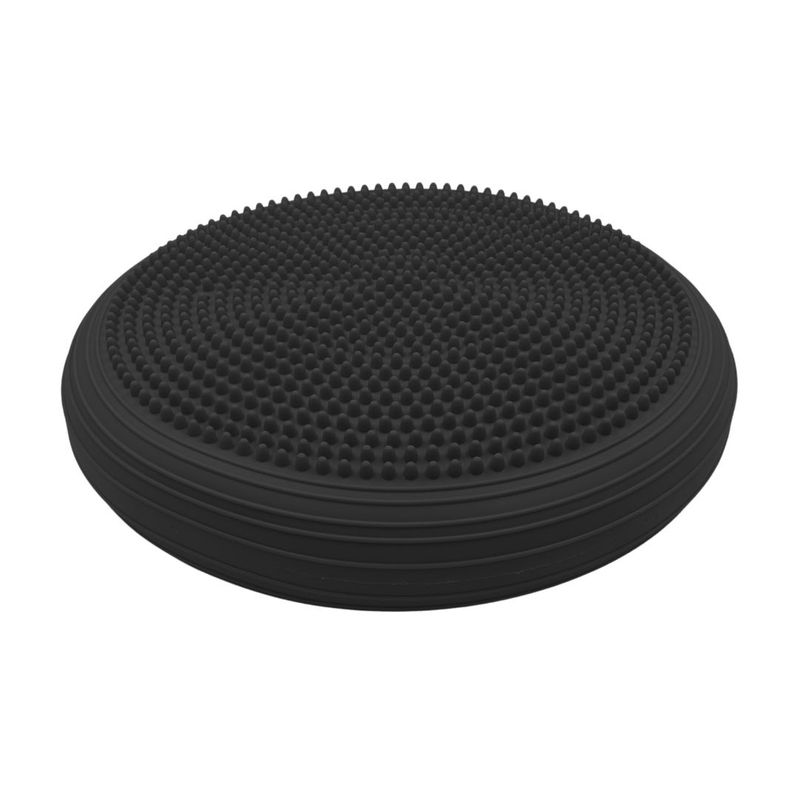 Sport si Outdoor - Fitness - Aparate fitness - Accesorii aparate fitness - Perna pentru echilibru si masaj, XQ Max, gonflabila, 33x6cm, negru - Infinity.ro