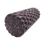 Sport si Outdoor - Fitness - Aparate fitness - Accesorii aparate fitness - Rola cilindru masaj XQ Max, din spuma, pentru yoga, negru cu roz, 33x14 cm - Infinity.ro