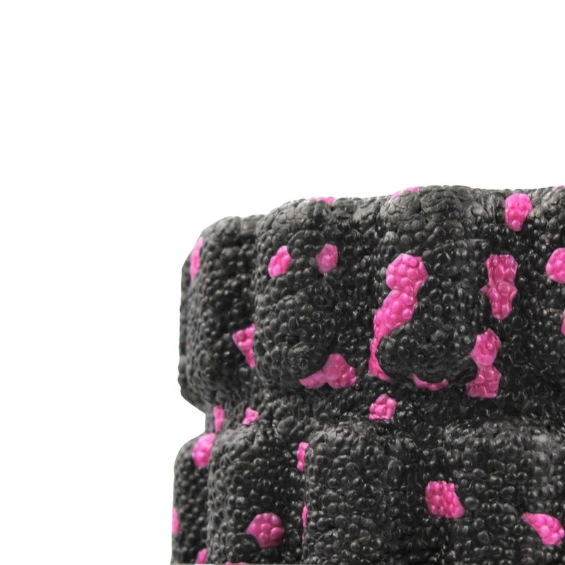 Sport si Outdoor - Fitness - Aparate fitness - Accesorii aparate fitness - Rola cilindru masaj XQ Max, din spuma, pentru yoga, negru cu roz, 33x14 cm - Infinity.ro