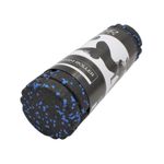 Sport si Outdoor - Fitness - Aparate fitness - Accesorii aparate fitness - Rola cilindru masaj XQ Max, din spuma, pentru yoga, negru cu albastru, 33x14 cm - Infinity.ro