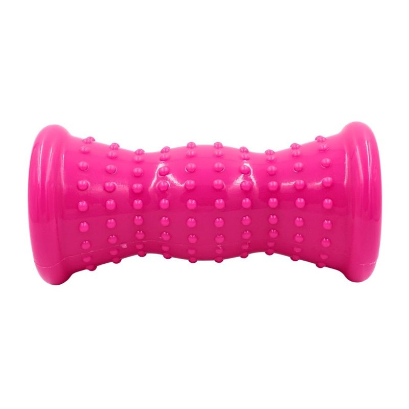 Sport si Outdoor - Fitness - Aparate fitness - Piese pentru aparate fitness - Rola pentru masaj rece/cald, XQ Max, 17x8 cm, roz - Infinity.ro