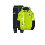 Fashion, accesorii si bijuterii - Copii - Imbracaminte copii - Treninguri si compleuri copii - Trening baieti Kappa 8055T00127 110 CM 5 ani Negru/Lime - Infinity.ro