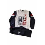 Fashion, accesorii si bijuterii - Copii - Imbracaminte copii - Treninguri si compleuri copii - Trening baieti Beverly Hills Polo Club 7635T00008 166 CM 16 ani Alb/Albastru - Infinity.ro