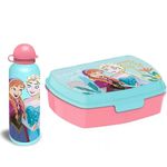 Carti si Birotica - Rechizite - Alte accesorii scolare - Set cutie sandwich si recipient lichide aluminiu 500ml Frozen Spirit SunCity EWA50009FR - Infinity.ro