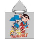 Fashion, accesorii si bijuterii - Copii - Imbracaminte copii - Jachete si geci copii - Poncho cu gluga Batman DC Heroes Unite 55x110 cm Fast Dry SunCity AMY988426 - Infinity.ro
