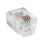 PC, gaming si accesorii - Retelistica - Cabluri si accesorii - Mufa telefon 6P4C RJ11 TEL0002.1 Cabletech - Infinity.ro